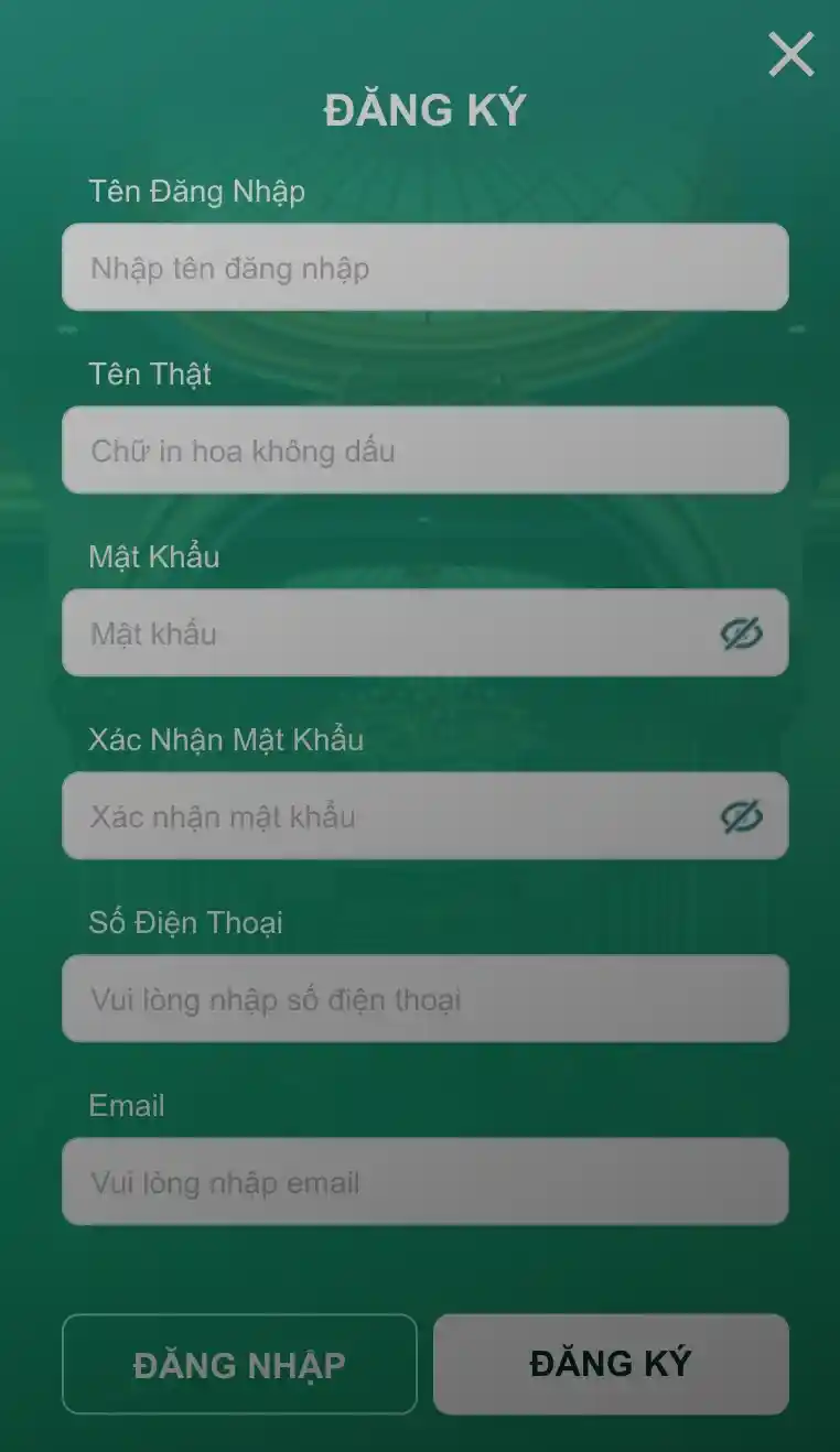 Đăng ký tài khoản TUT88 dễ dàng và nhanh chóng